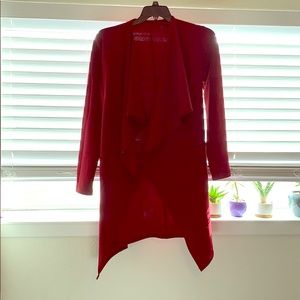 Fall Red Cardigan